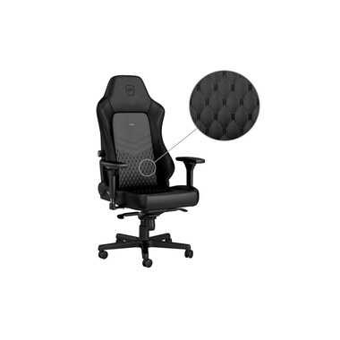 noblechairs Chaise de gaming HERO Cuir véritable Noir