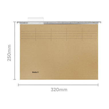 BIELLA Dossier suspendu Set A4 26945500U olive 32x25cm 5 pcs.