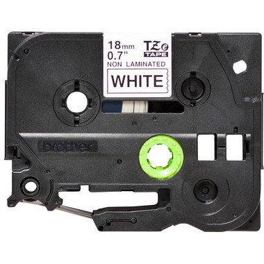 PTOUCH Band,nicht lam. schwarz/weiss TZe-N241 PT-300 18 mm
