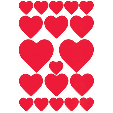 HERMA Etiketten Decor 80x120mm 3827 rot 3 Stück