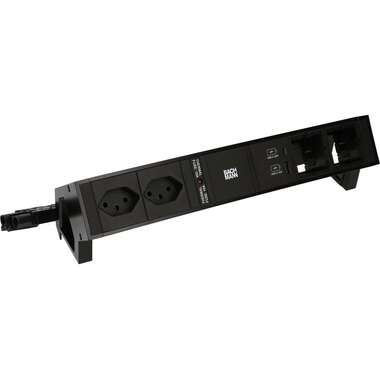 Bachmann multipresa da tavolo DESK 2, 2x T13, 1x USB A/C, 2x personalizzato