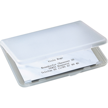 SIGEL Etui cartes de visite 89x57mm VA140 transparent pour 25 cartes