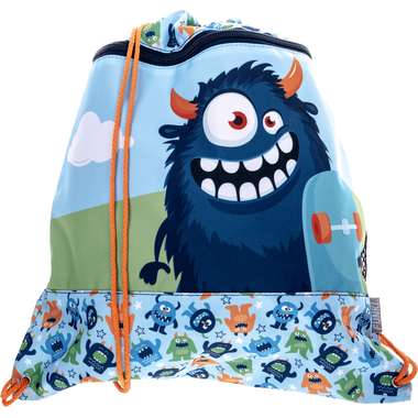 FUNKI Borsone Fluffy Monster 6030.041 multicolor 36x42cm