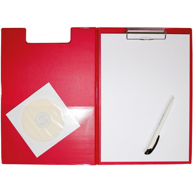 MAUL Klemmmappe A4 2.01 rot Folienüberzug hoch