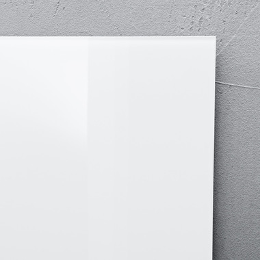 SIGEL Magnettafel Glas GL111 weiss 480x480x15mm
