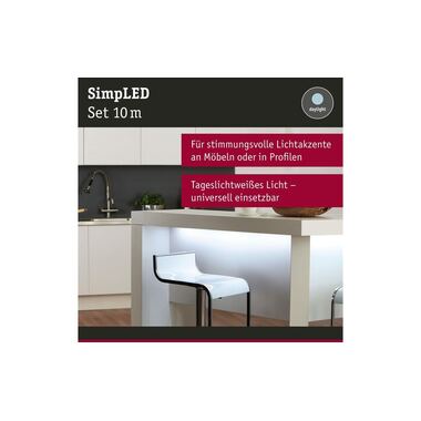 Paulmann LED-Stripe SimpLED 6500 K, 10 m Rolle