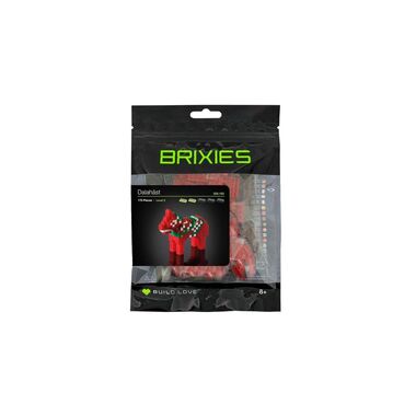 BRIXIES building block model Dalahast made of 175 building blocks