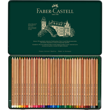 FABER-CASTELL Crayon Pitt 112136 boîte metal de 36 pce