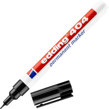 EDDING Permanent Marker 404 404-1 schwarz