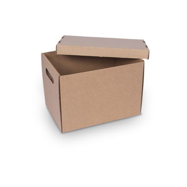 Inverted box base Galia C15 in brown 267x187x200mm