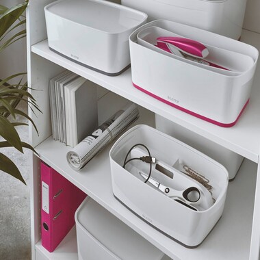LEITZ MyBox support-coquille 52581023 blanc/pink
