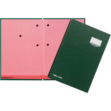 PAGNA Unterschriftenmappe De Luxe A4 24202-03 grün 20-teilig