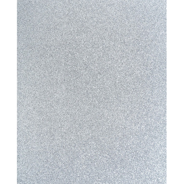 I AM CREATIVE Carta glitterata A4 4070.606 argento, 100g 1 foglio