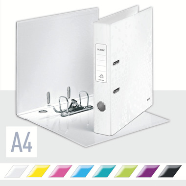 LEITZ Ordner WOW 180° 5.2cm 1006-00-01 weiss A4