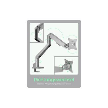 ICY BOX Tischhalterung bis 9 kg – Silber