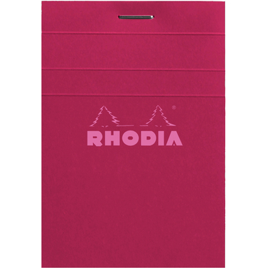 RHODIA Notizblock Couleurs Nr.11 A7 11298C rot, kariert 80 Blatt