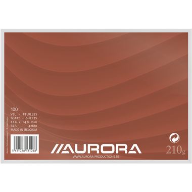 AURORA Karteikarten blanko A5 42810 weiss 100 Stück