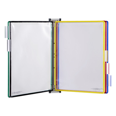 TARIFOLD T-Display Wandelement A4 416169 grau inkl. 5 Taschen