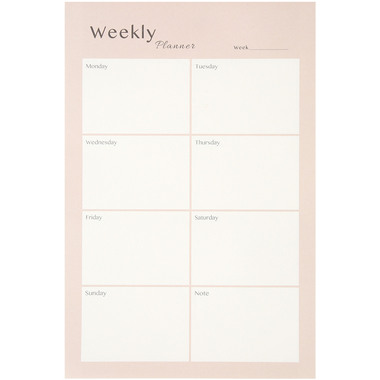 I AM CREATIVE Agenda settimanale 14x21cm 4005.26 rosa 80 fogli