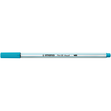 STABILO Penna Fibra 68 brush 568/31 blu cielo