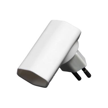 Brennenstuhl Flachstecker 1 x T13, 300° drehbar, flach, Weiss