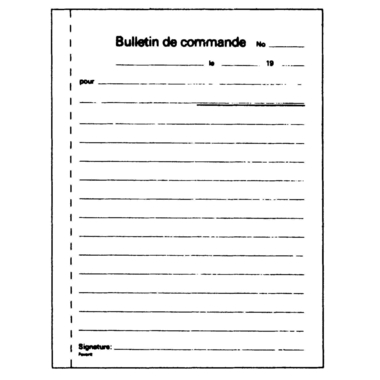 SIMPLEX Nota commissionee F A6 15191 rosa/bianco 50x2 fogli