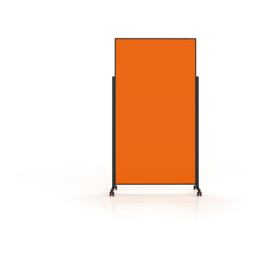 MAGNETOPLAN Design-Moderatorentafel VP 1181244 orange, Filz 1000x1800mm