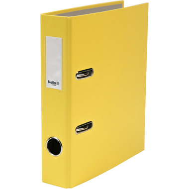 BIELLA Ordner Plasticolor 4cm 10750420U gelb A5