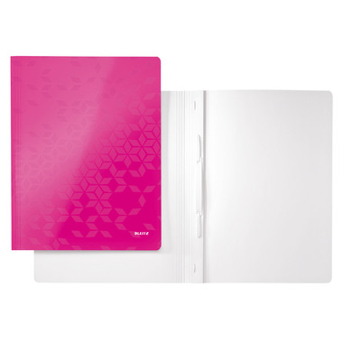 LEITZ Schnellhefter WOW A4 30010023 pink