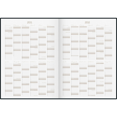 RIDOIDE 10 Jahresagenda 2027-2036 7022404017.27 1T/1S grau DE 21x29.1cm