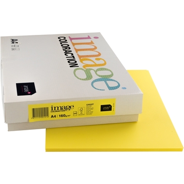 IMAGE COLORACTION Carta per copie Canary A4 266719 giallo canario, 160g 250 fogli