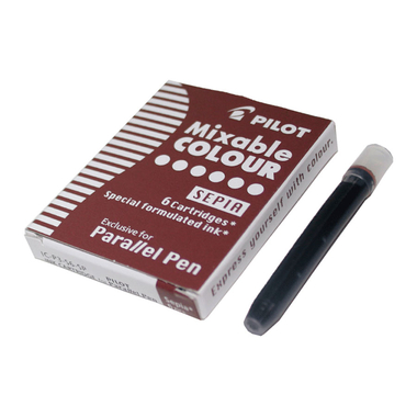 PILOT Tintenpatronen IC-P3 ICP3S6SP sepia 6 Stück