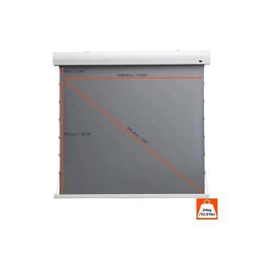 Celexon Tension-Schermo HomeCinema Dynamic Slate ALR 298x168cm 16:9