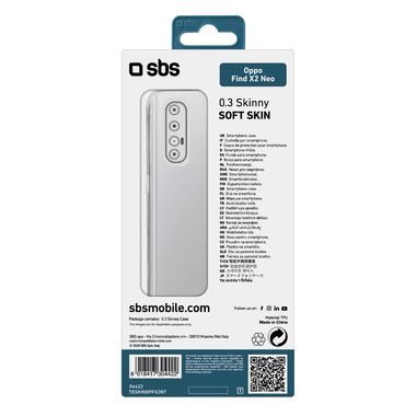 Cover Transparent für Oppo Find X2 Neo