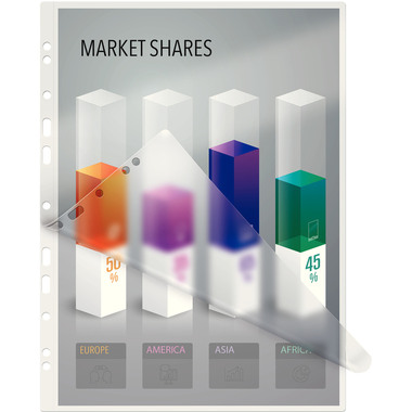 LEITZ Laminiertasche A4 33878 glanz, 125my 100 Stk