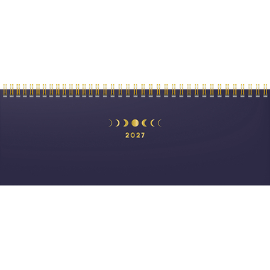 RIDOIDE Pultkalender Design Line 2027 7036311017.27 1W/2S Moon DE 29.7x10.5cm