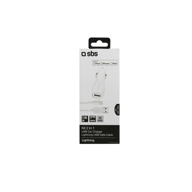 USB charging kit for the car with Lightning cable