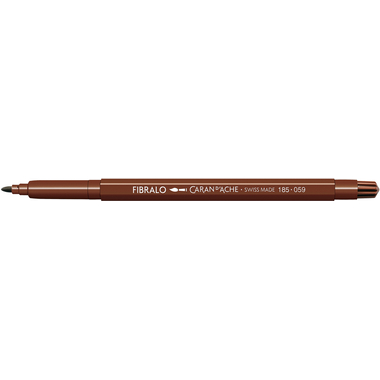 CARAN D'ACHE Fasermalstift Fibralo 185.059 braun