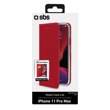 Bookcase mit Kartenfächern für das iPhone 11 Pro Max