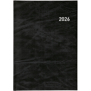 BIELLA Agenda Registra 7 2026 809507020026U 1S/2P nero ML 17.2x24cm