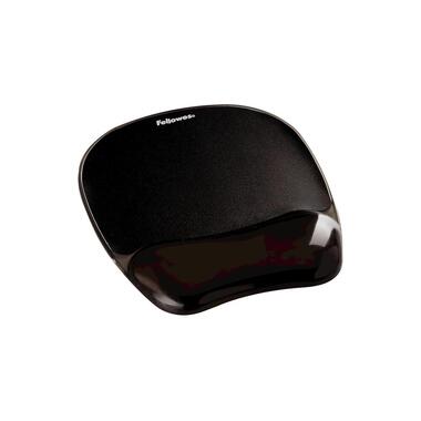 Fellowes Workplace Tappetino per mouse ergonomico Nero