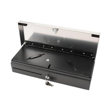 Cassetto per cassa Olympia HS-170S Nero/Acciaio inossidabile