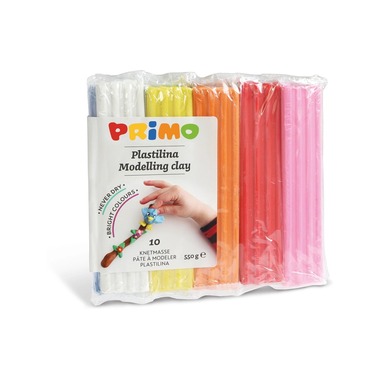 Primo modeling clay sticks 10 x 55 g, multicolored