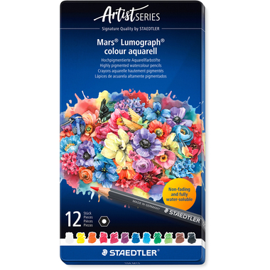 STAEDTLER Crayons de couleur ArtistLine 104M12 assorti 12 pièces