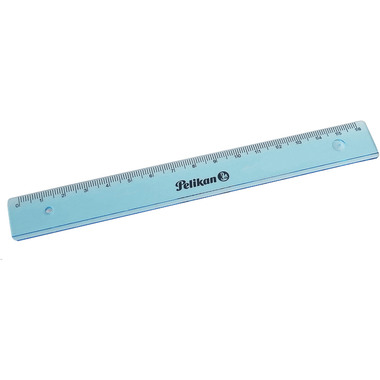 PELIKAN Règle 16cm 700481 bleu transparent