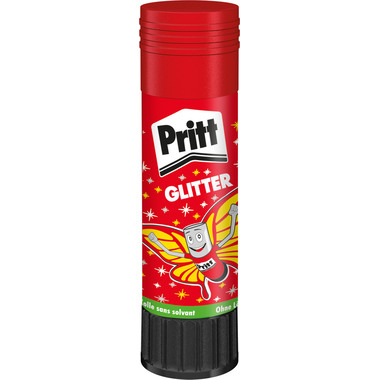PRITT Klebestift Glitter 20g 900249 pink, rot, gelb