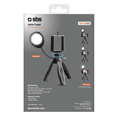 Stativ mit Licht für Smartphone