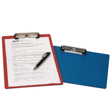 BIELLA Schreibplatte Scripla A4 34945005U blau, Karton lackiert quer