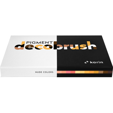 KARIN Pigment Deco Brush 29C4 Nude Colors Set 12 Farben