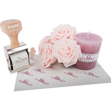 TRODAT Vintage Tampon 158078 Félicitations, 3-colours